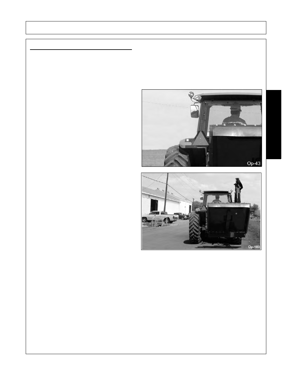 Operation, Opera tion | Tiger NEW HOLLAND T6000 User Manual | Page 103 / 290