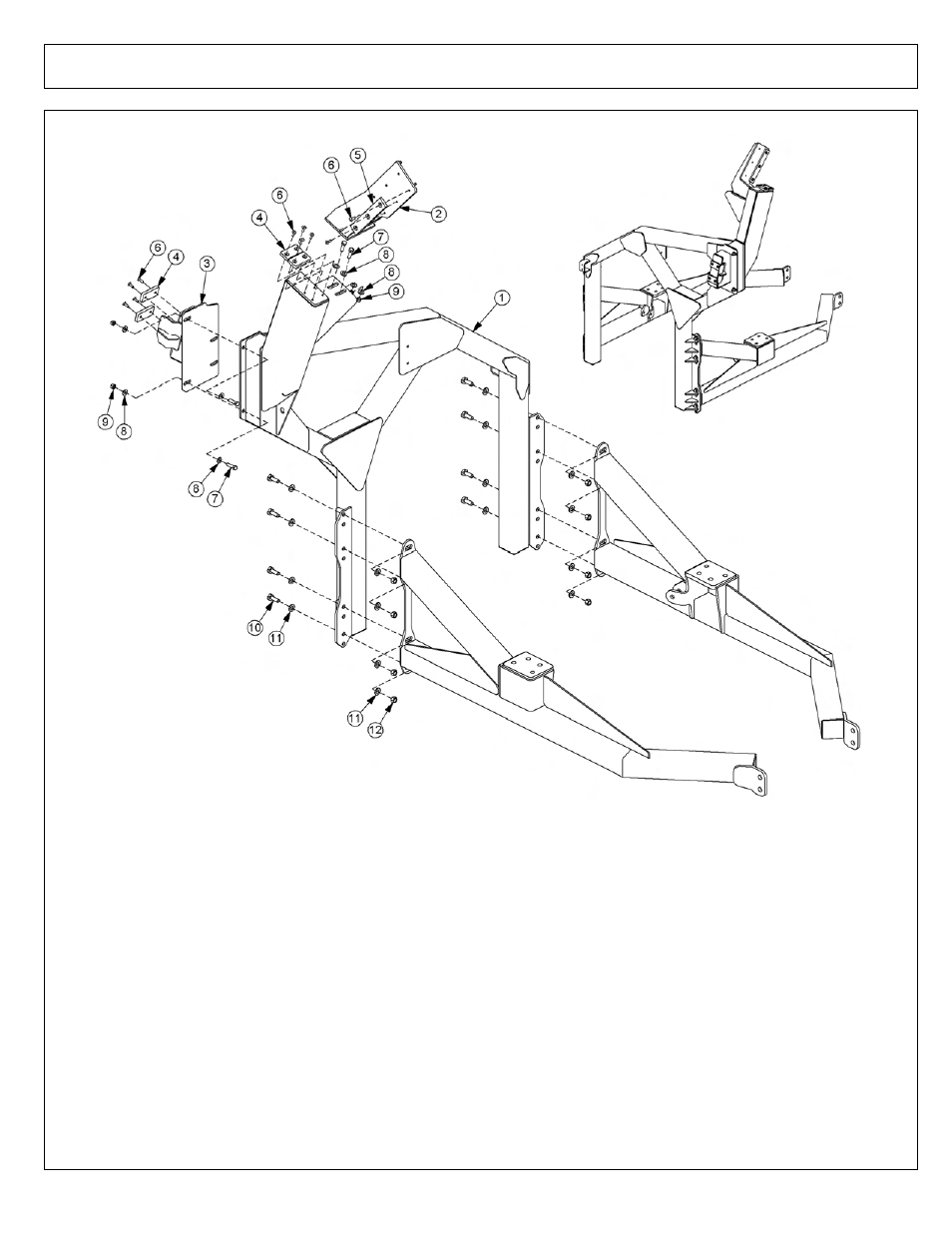 Boomrest assembly - saber | Tiger NEW HOLLAND T6000 User Manual | Page 169 / 290