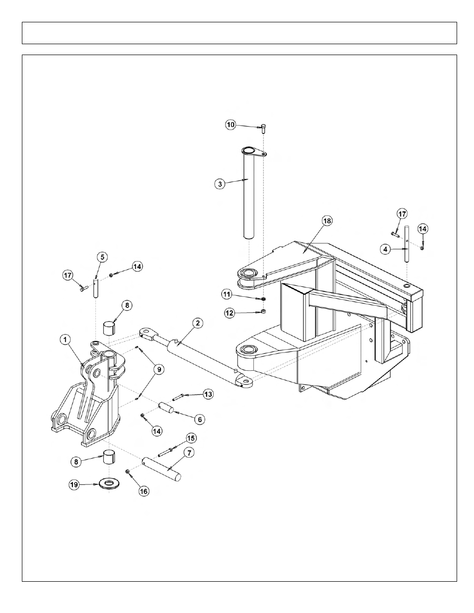 Boom swivel assembly | Tiger NEW HOLLAND T6000 User Manual | Page 182 / 290
