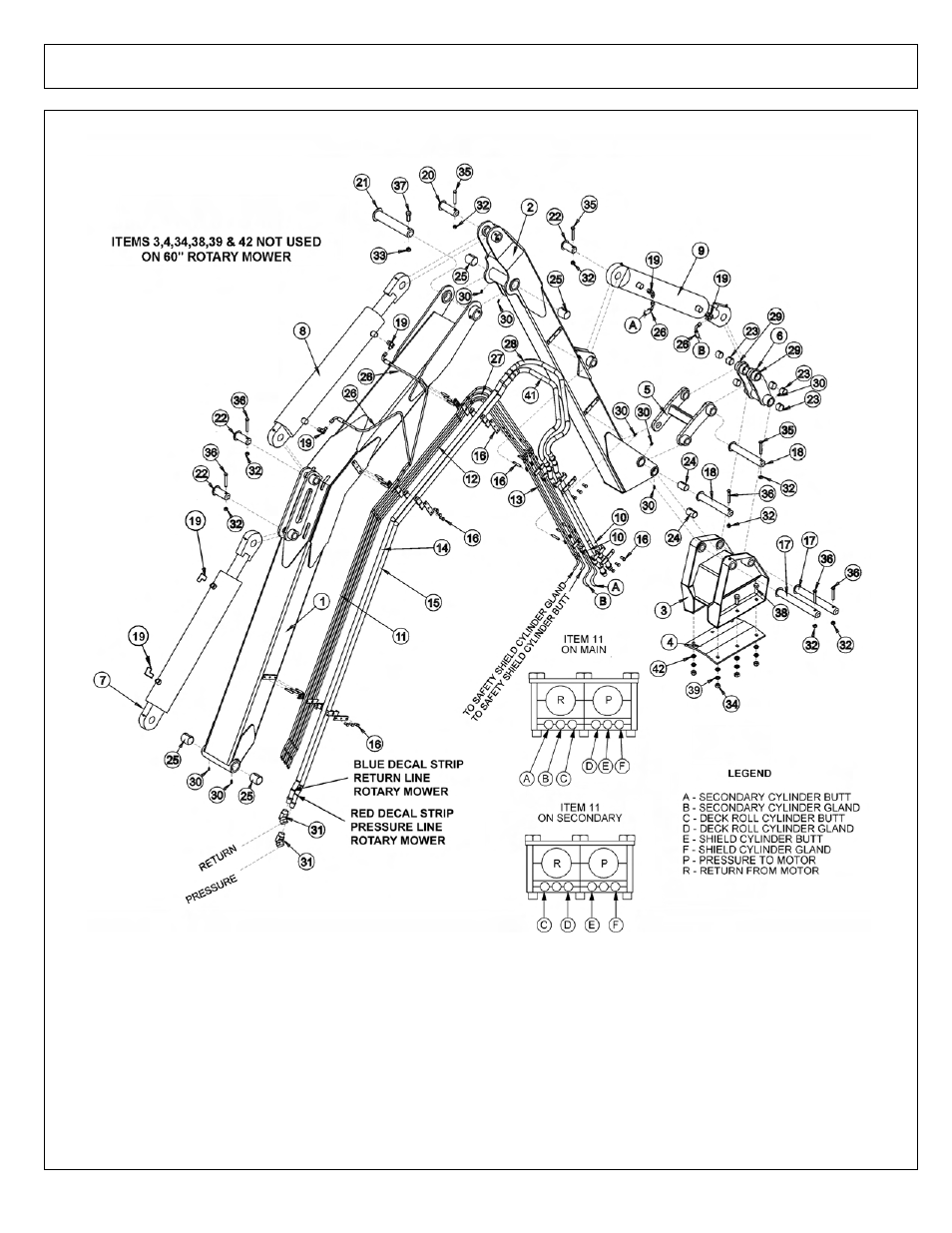 Saber boom assembly | Tiger NEW HOLLAND T6000 User Manual | Page 186 / 290