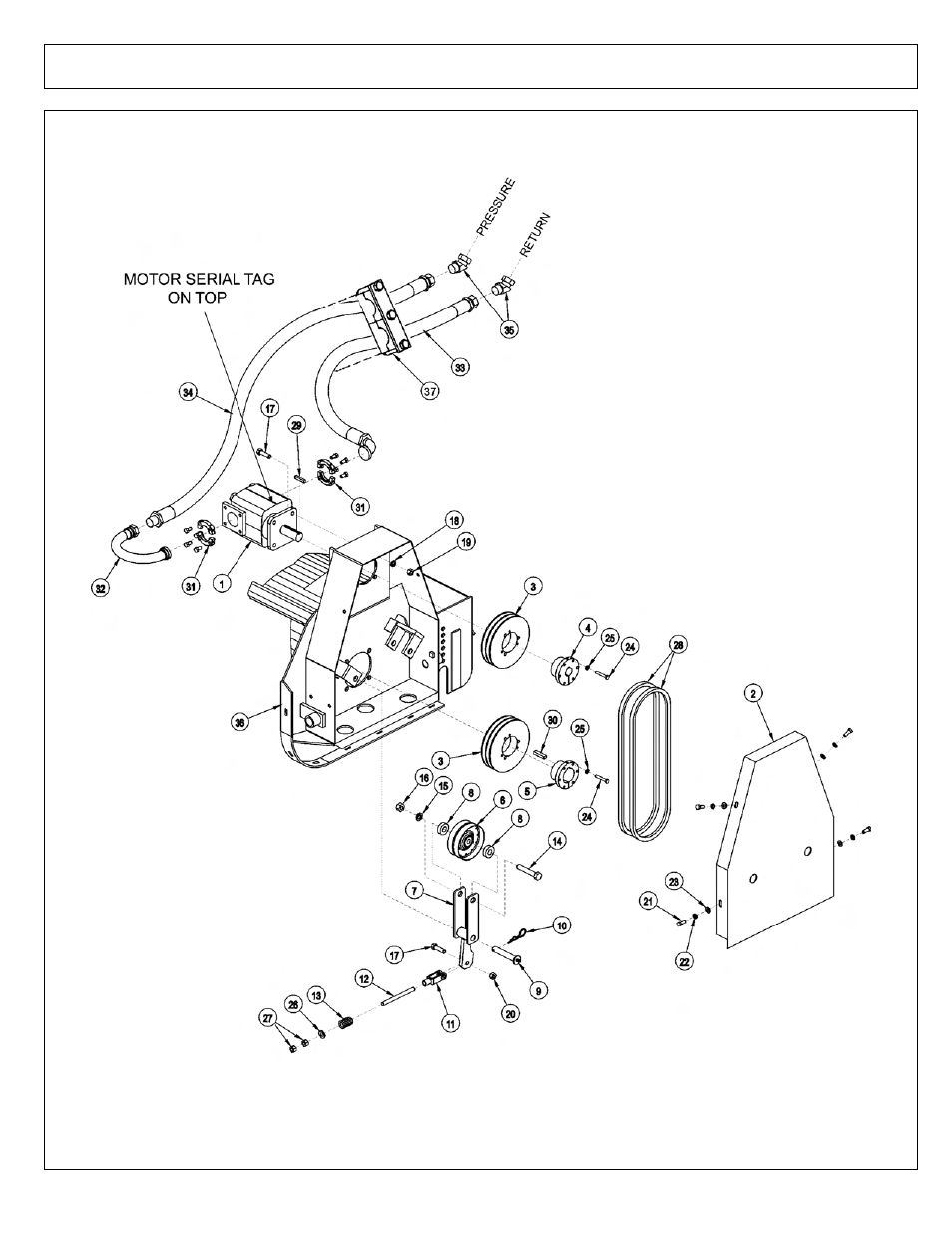 50in flail drive assembly | Tiger NEW HOLLAND T6000 User Manual | Page 196 / 290