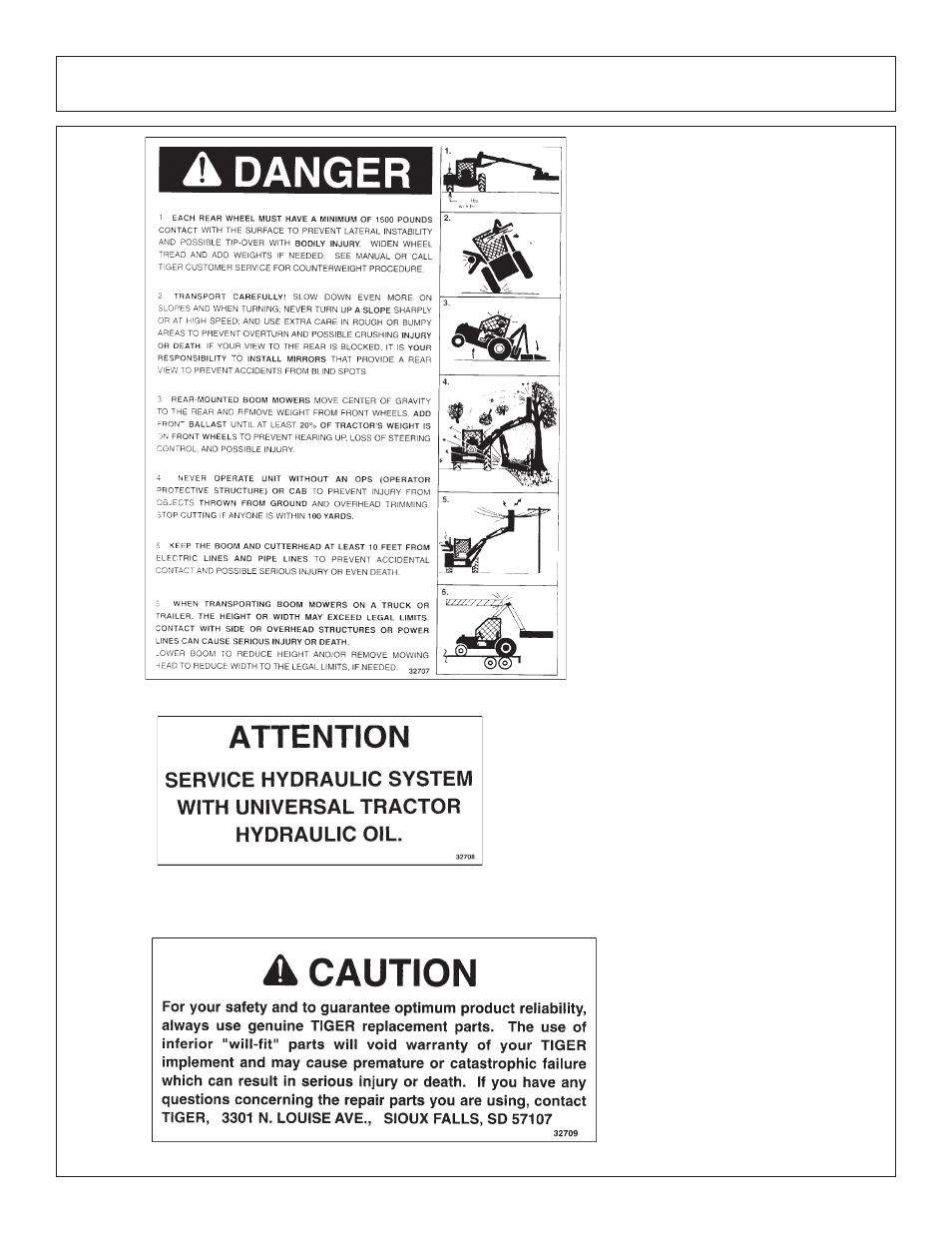 Safety | Tiger NEW HOLLAND T6000 User Manual | Page 23 / 290