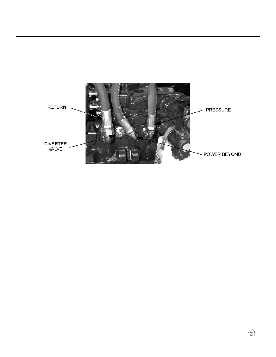 Assembly, Load sense hose routing - open center, Load sense hose routing - closed center | Tiger NEW HOLLAND T6000 User Manual | Page 46 / 290