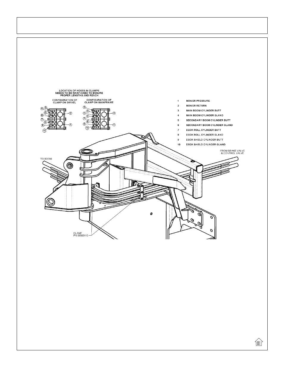 Assembly, Saber hose routing | Tiger NEW HOLLAND T6000 User Manual | Page 57 / 290