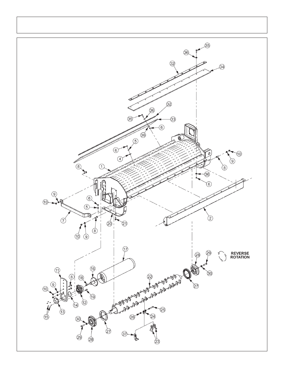 Std duty 63” side flail, reverse rotation - combo | Tiger JD 5101E User Manual | Page 118 / 164