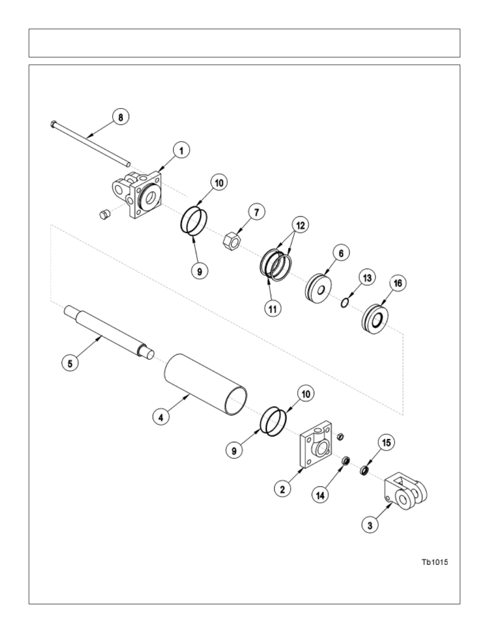 Hydraulic lift cylinder | Tiger JD 5101E User Manual | Page 126 / 164