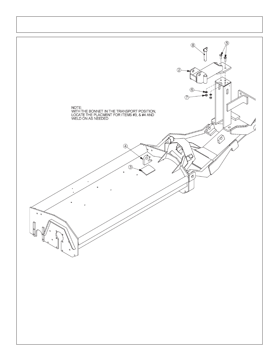 Side flail travel lock | Tiger JD 5101E User Manual | Page 154 / 164