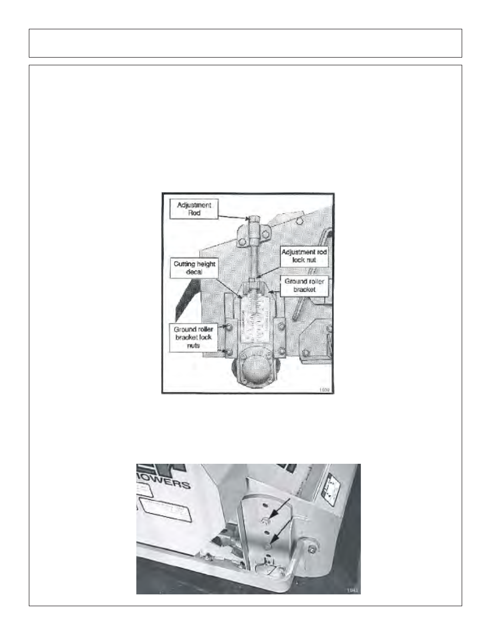 Adjusting standard duty cut height, Maintenance, Adjusting the cutting height | Tiger JD 5101E User Manual | Page 74 / 164