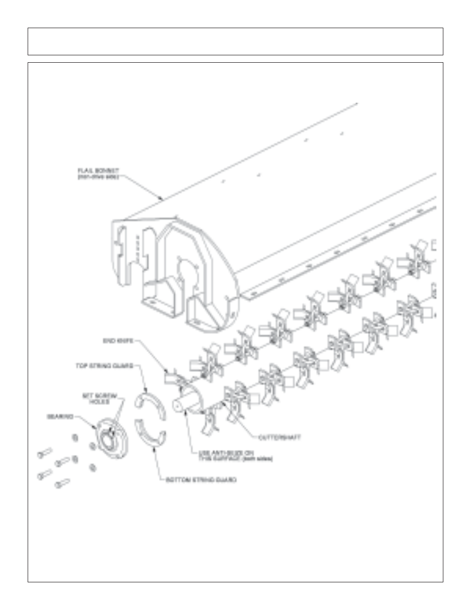 Maintenance cuttershaft bearing replacement | Tiger JD 5101E User Manual | Page 87 / 164