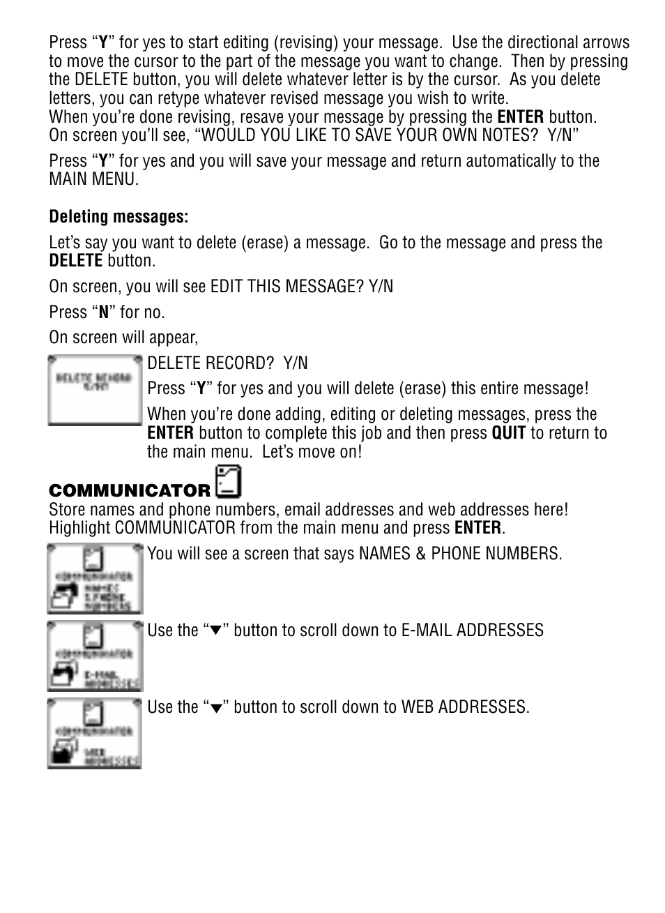 Tiger Pokedex Deluxe User Manual | Page 8 / 26