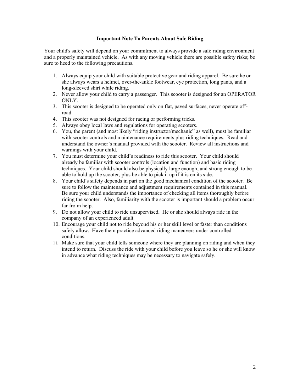 Tiger Shark User Manual | Page 2 / 17