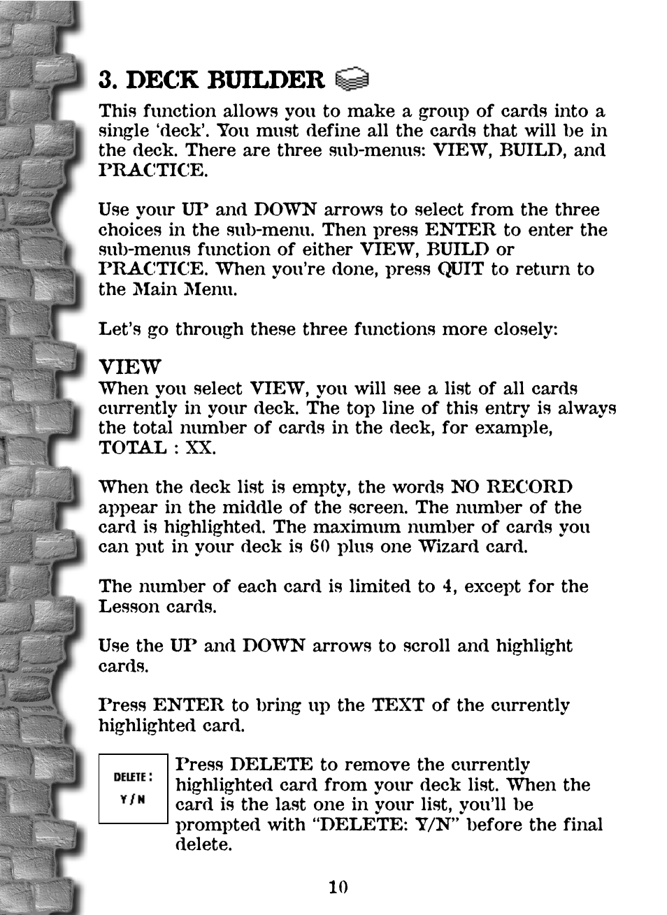 Deck builder | Tiger Wizards Apprentice 36284 User Manual | Page 11 / 23