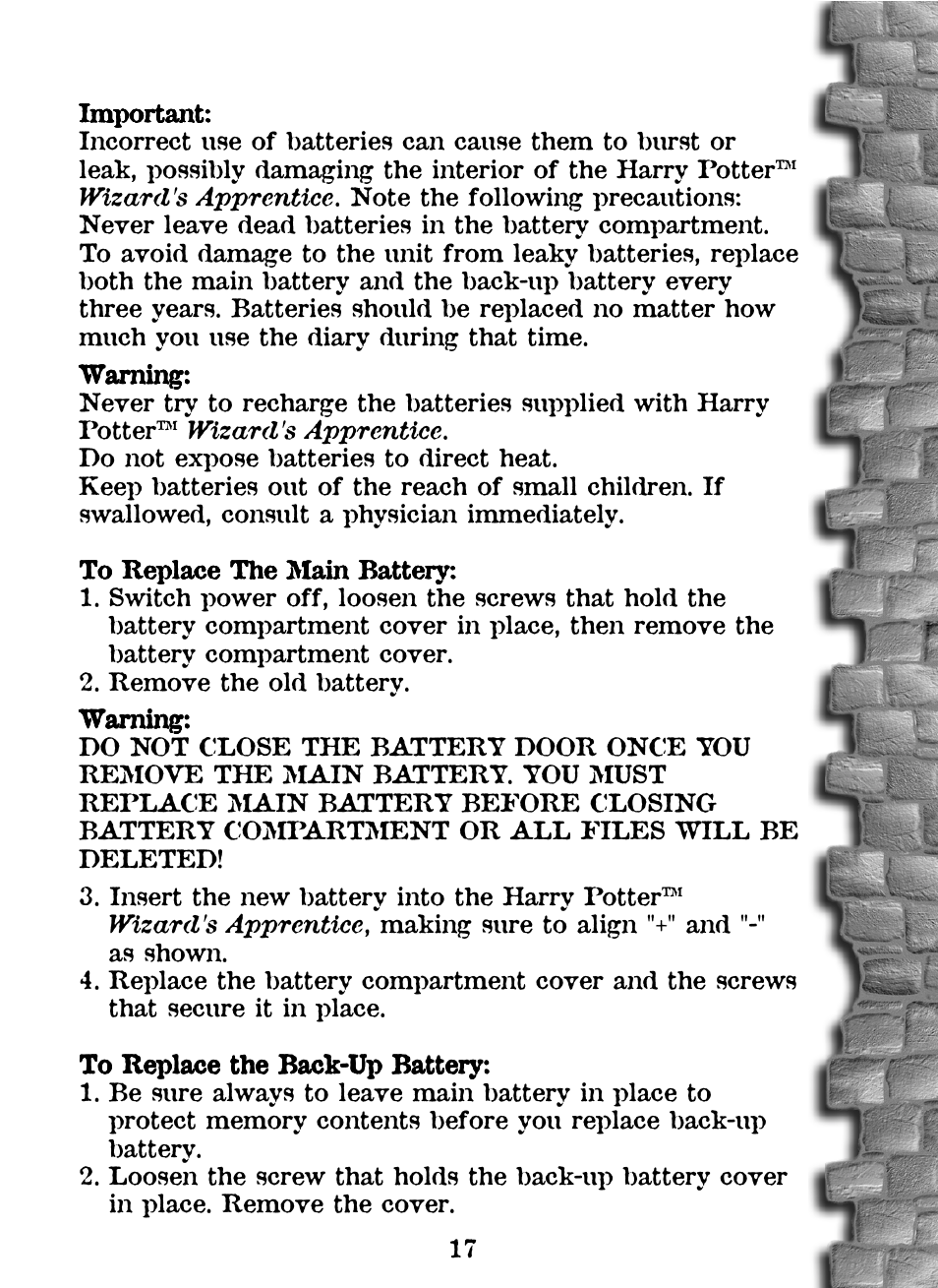 Tiger Wizards Apprentice 36284 User Manual | Page 18 / 23