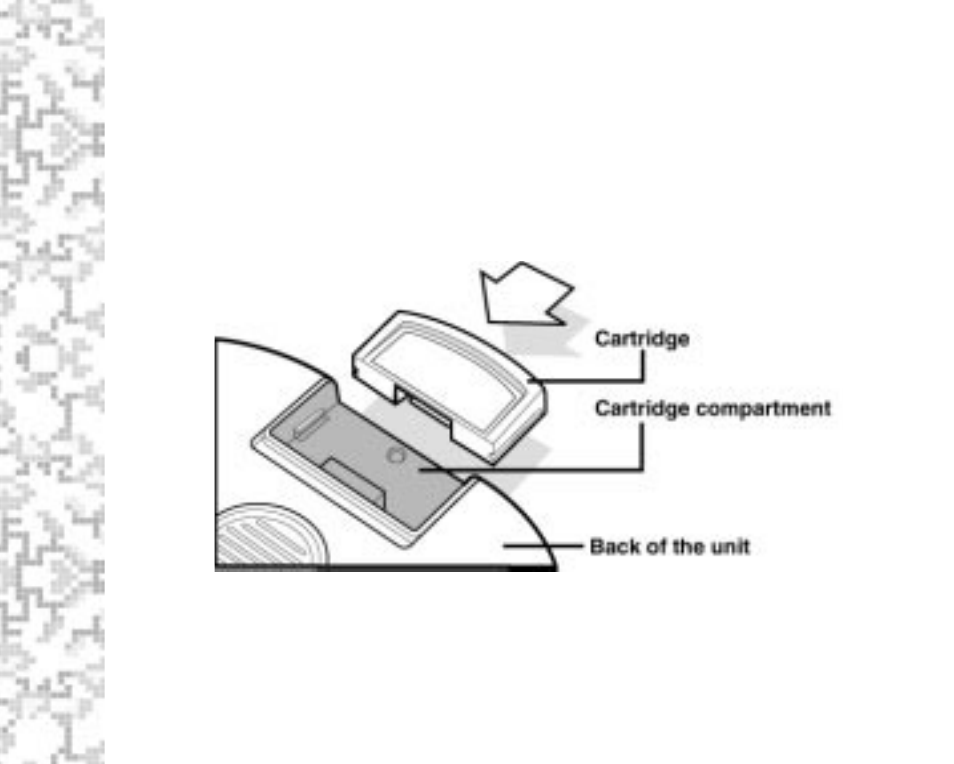 Inserting the cartridge | Tiger Jurassic Park III 71-612 User Manual | Page 4 / 32