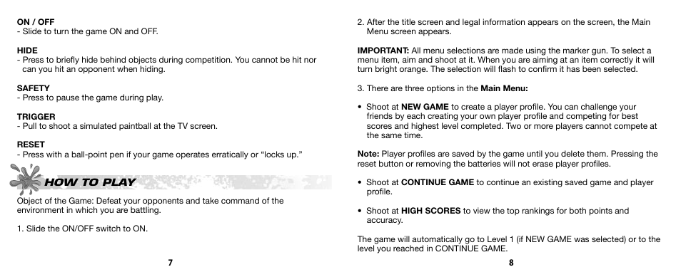 Tiger Mission Paintball Trainer 42792 User Manual | Page 5 / 11