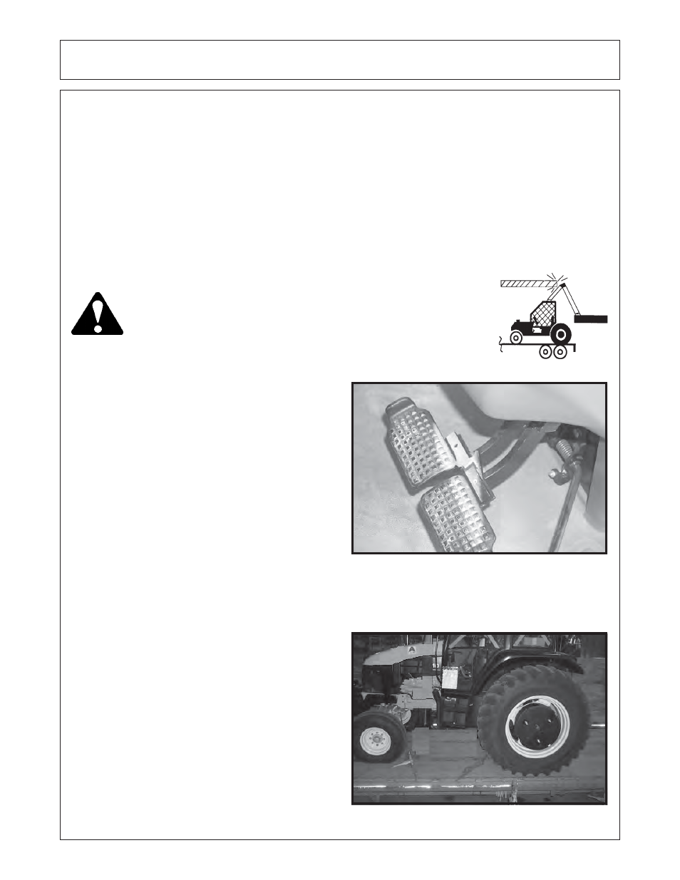 Operation, 2 hauling the tractor and mower | Tiger RBF-19C User Manual | Page 80 / 91