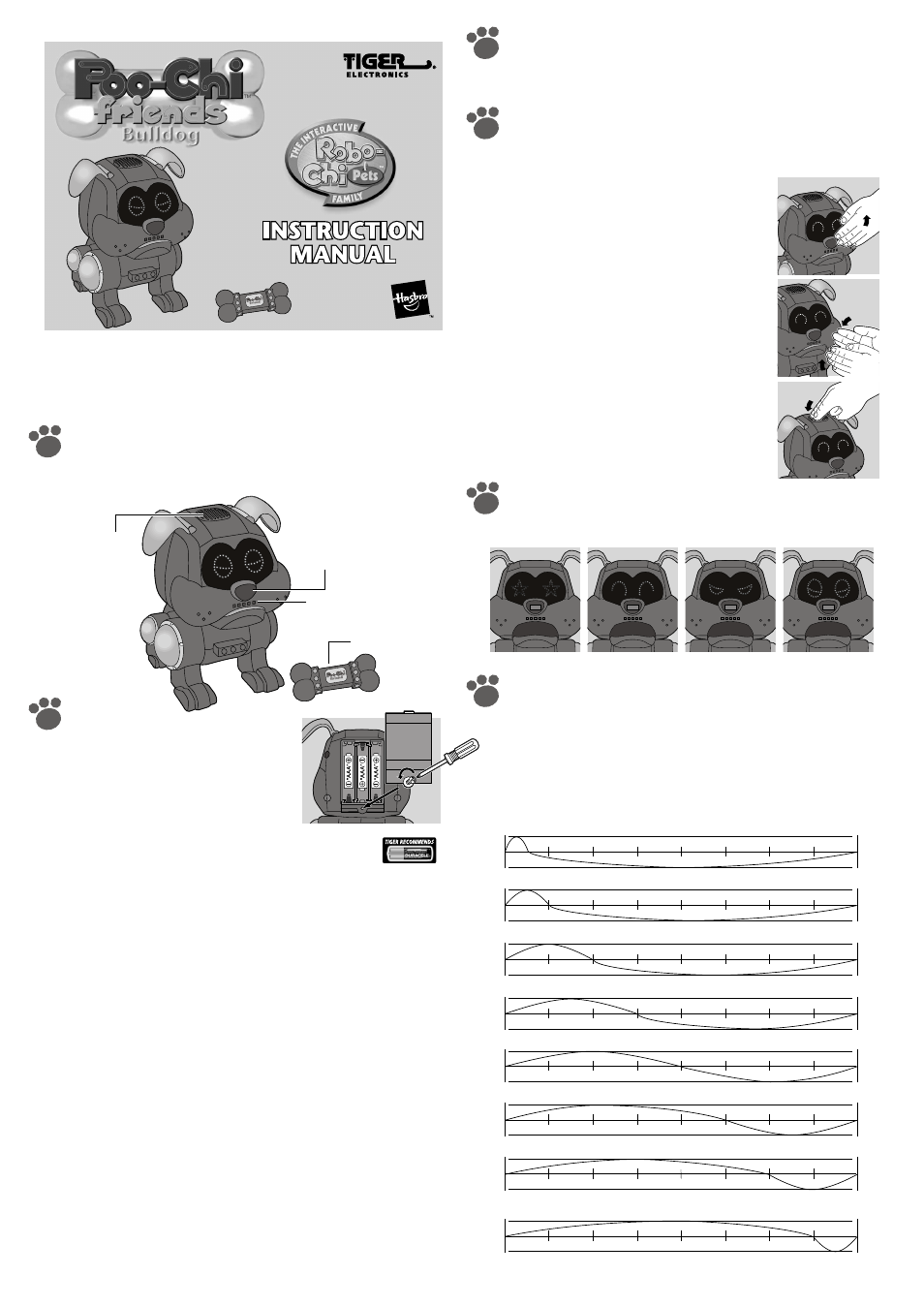 Tiger Poo-Chi Bulldog User Manual | 2 pages