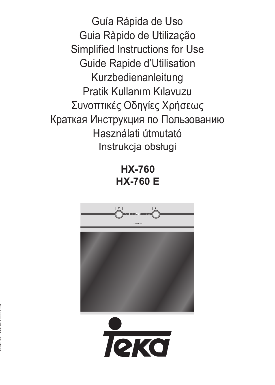 Teka HX-760 E User Manual | 73 pages