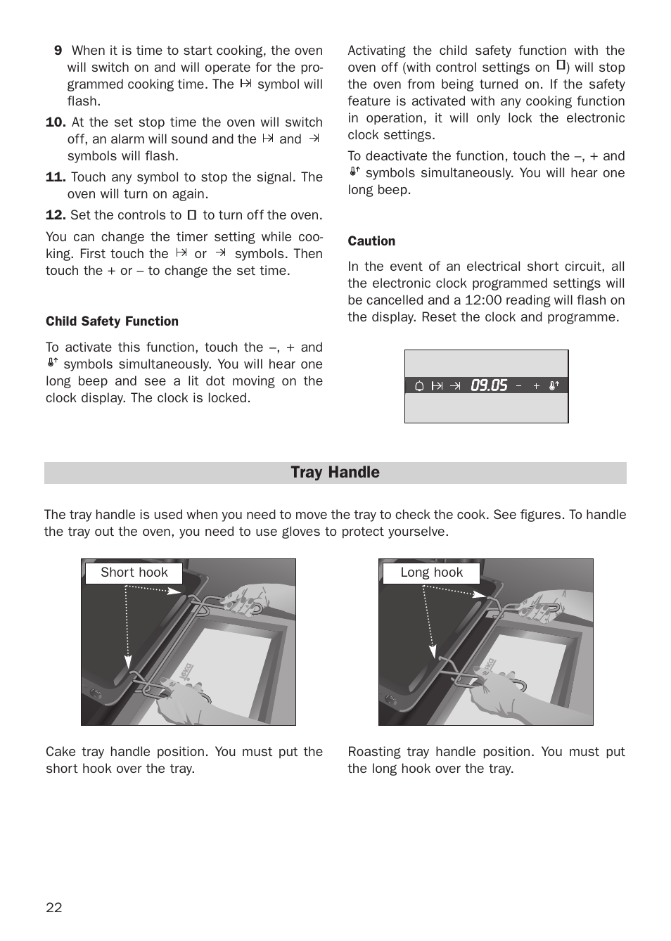 Tray handle | Teka HX-760 E User Manual | Page 22 / 73