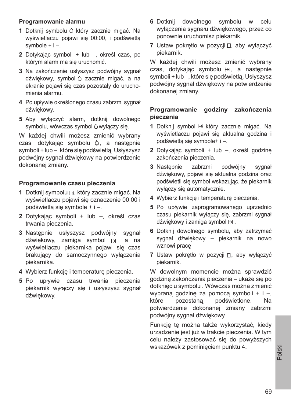 Teka HX-760 E User Manual | Page 69 / 73