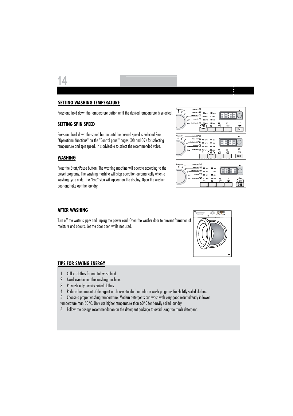 Appliance using the | Teka TKW 1070 User Manual | Page 14 / 20