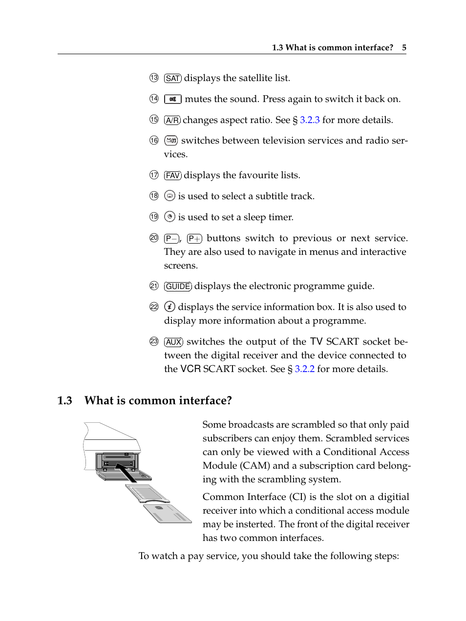 3 what is common interface, What is common interface | Topfield TF 7720 HSCI User Manual | Page 11 / 68