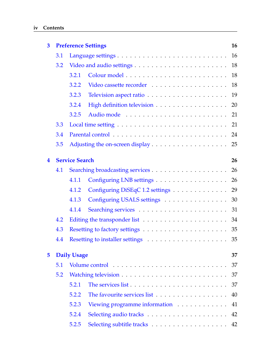 Topfield TF 7720 HSCI User Manual | Page 4 / 68