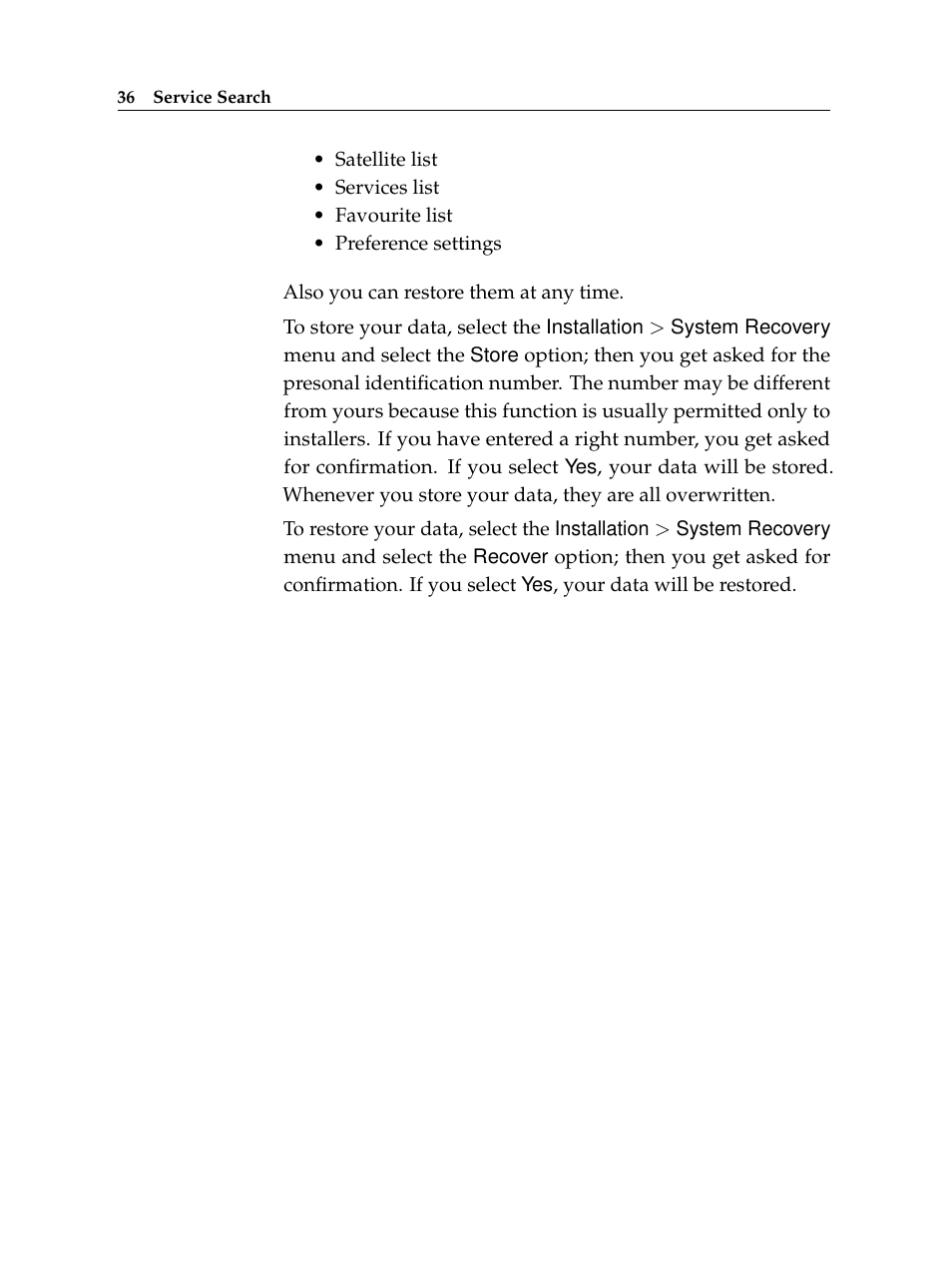 Topfield TF 7720 HSCI User Manual | Page 42 / 68