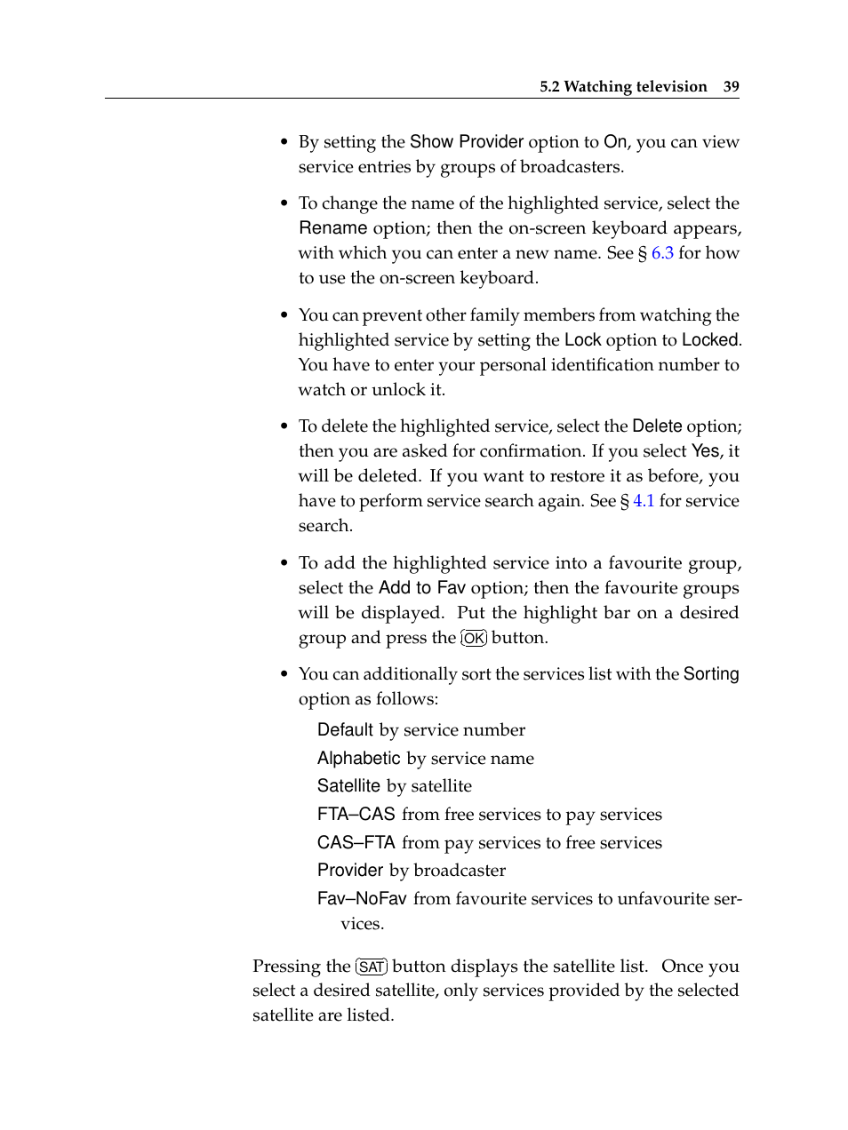 Topfield TF 7720 HSCI User Manual | Page 45 / 68