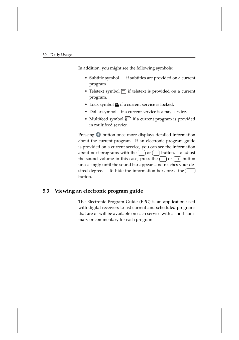 3 viewing an electronic program guide, Viewing an electronic program guide | Topfield TF 5000 User Manual | Page 38 / 74