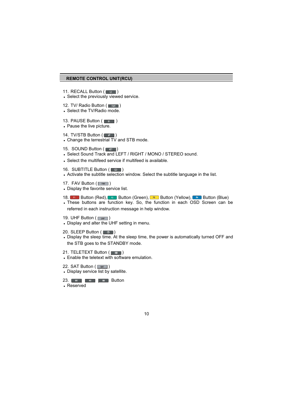 Topfield TF5000Fe User Manual | Page 10 / 45