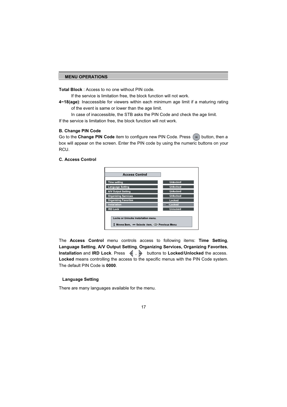 Topfield TF5000Fe User Manual | Page 17 / 45