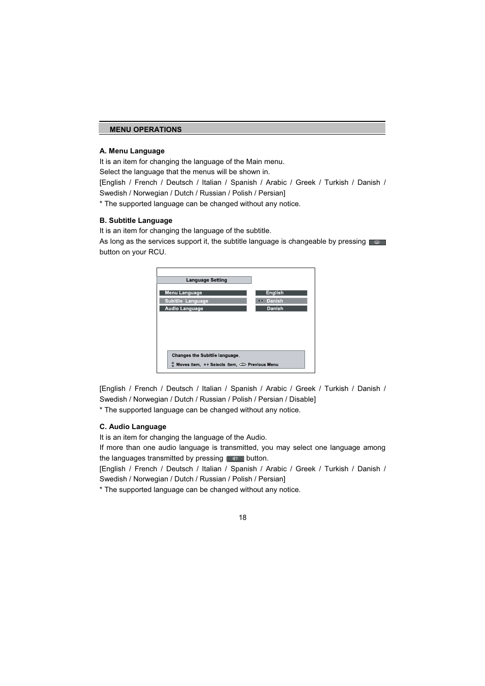 Topfield TF5000Fe User Manual | Page 18 / 45