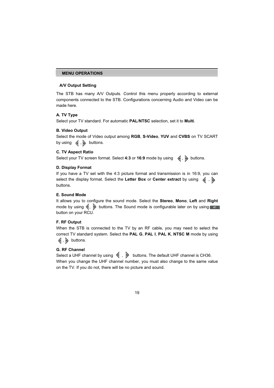 Topfield TF5000Fe User Manual | Page 19 / 45