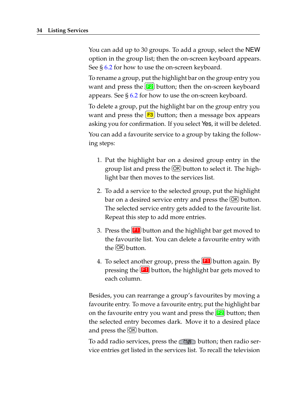 Topfield USER GUIDE DIGITAL CABLE RECEIVER TF 100 C User Manual | Page 40 / 50