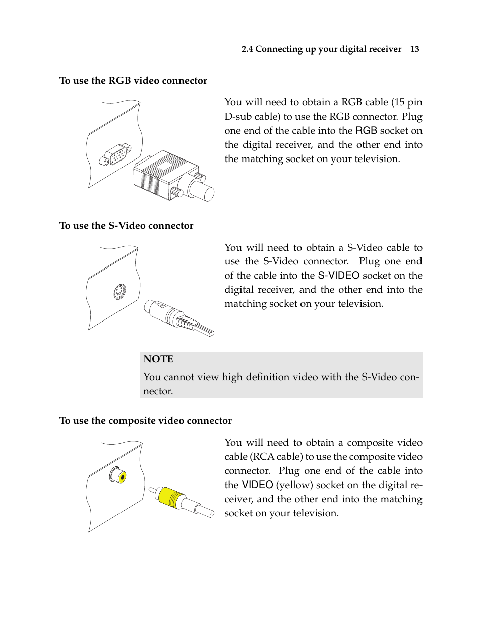 Topfield TF 7000 HD PVRt User Manual | Page 19 / 68