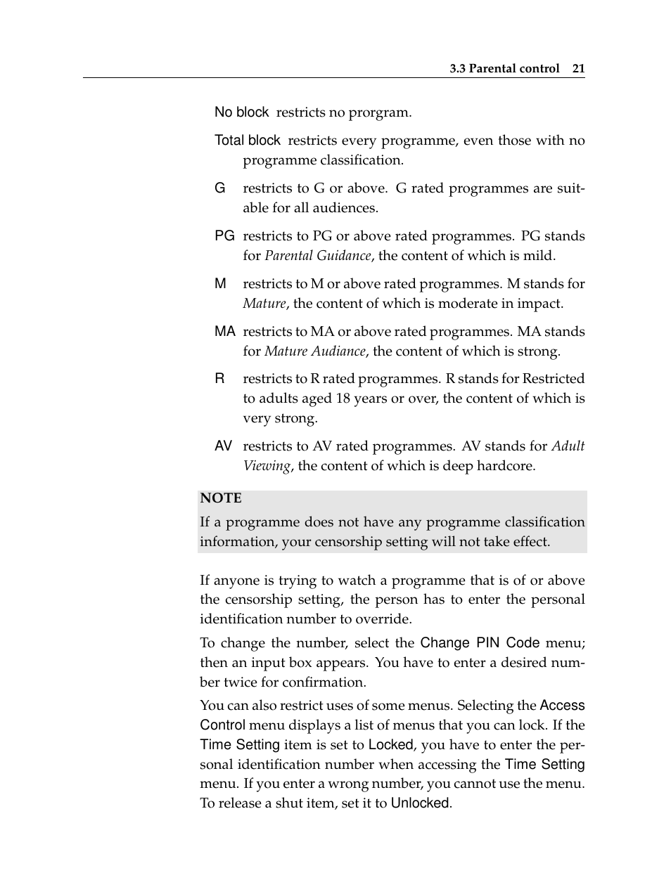 Topfield TF 7000 HD PVRt User Manual | Page 27 / 68