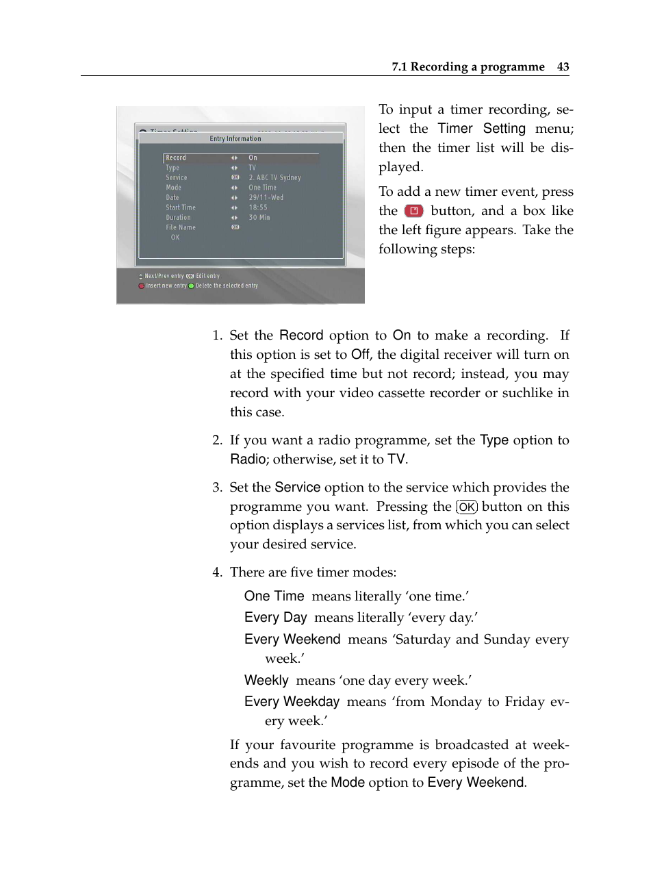 Topfield TF 7000 HD PVRt User Manual | Page 49 / 68