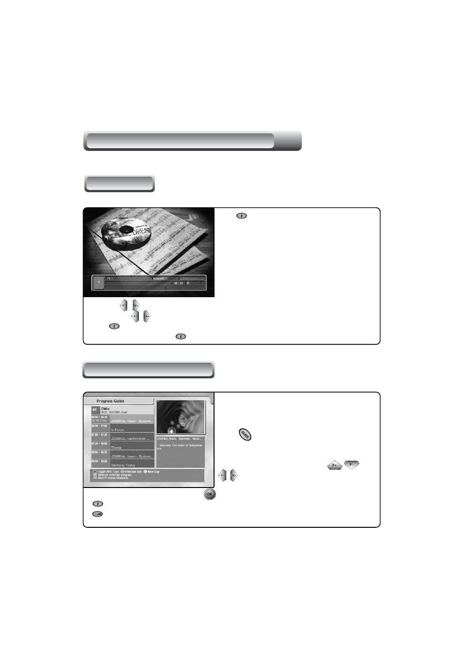 Function guide | Topfield TF4000PVR User Manual | Page 14 / 59