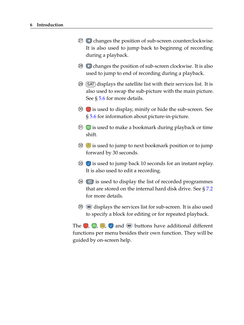 Topfield TF 5510 PVR User Manual | Page 12 / 108