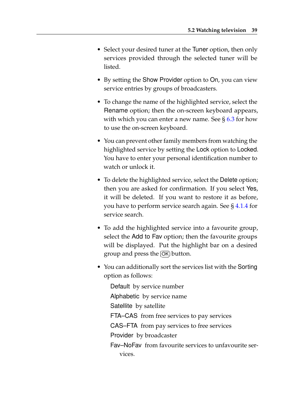 Topfield TF 5510 PVR User Manual | Page 45 / 108