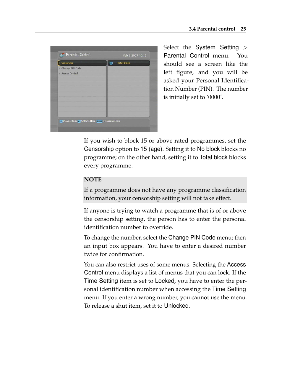 Topfield Digital Cable Receiver Personal Video Recorder TF 600 PVRc User Manual | Page 31 / 90