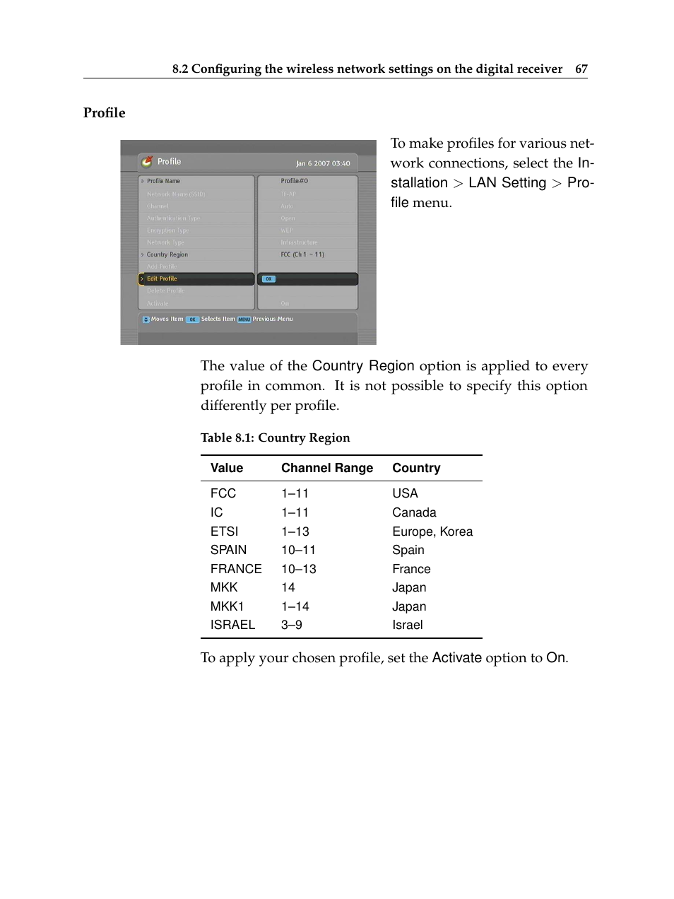 Topfield Digital Cable Receiver Personal Video Recorder TF 600 PVRc User Manual | Page 73 / 90