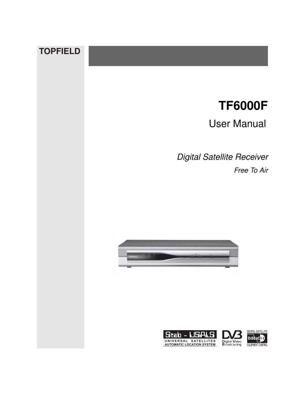 Topfield TF6000F User Manual | 58 pages