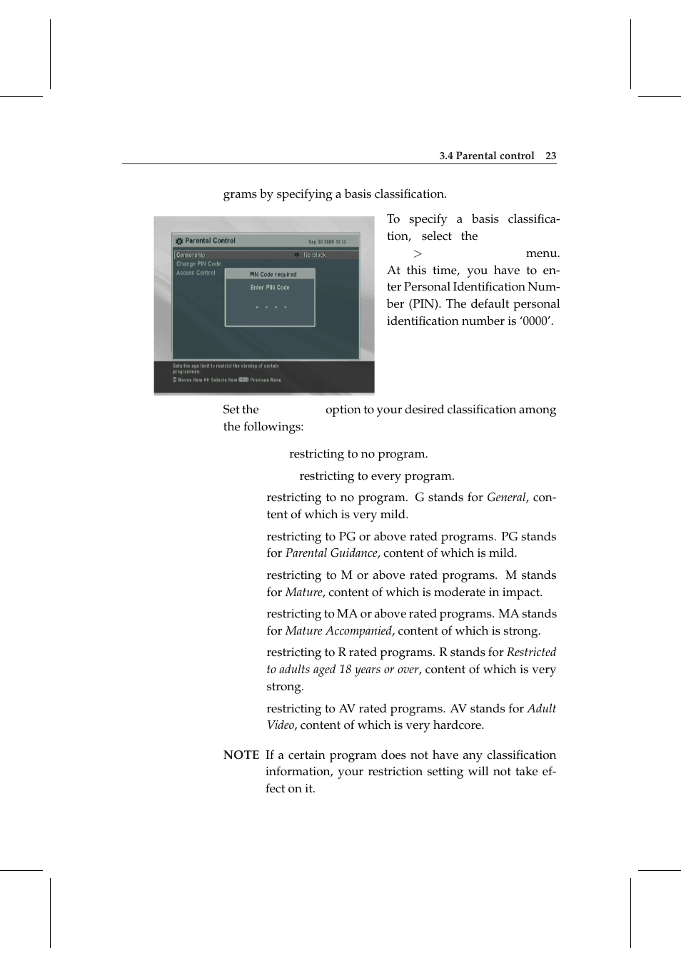 Topfield DV3 Digital Terrestrial Receiver Personal Video Recorder TF 6000 PVRt User Manual | Page 31 / 88