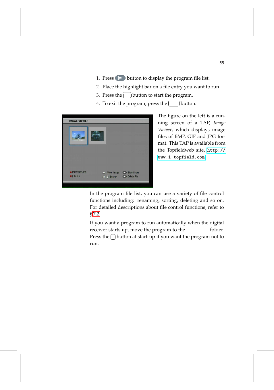 Topfield DV3 Digital Terrestrial Receiver Personal Video Recorder TF 6000 PVRt User Manual | Page 63 / 88