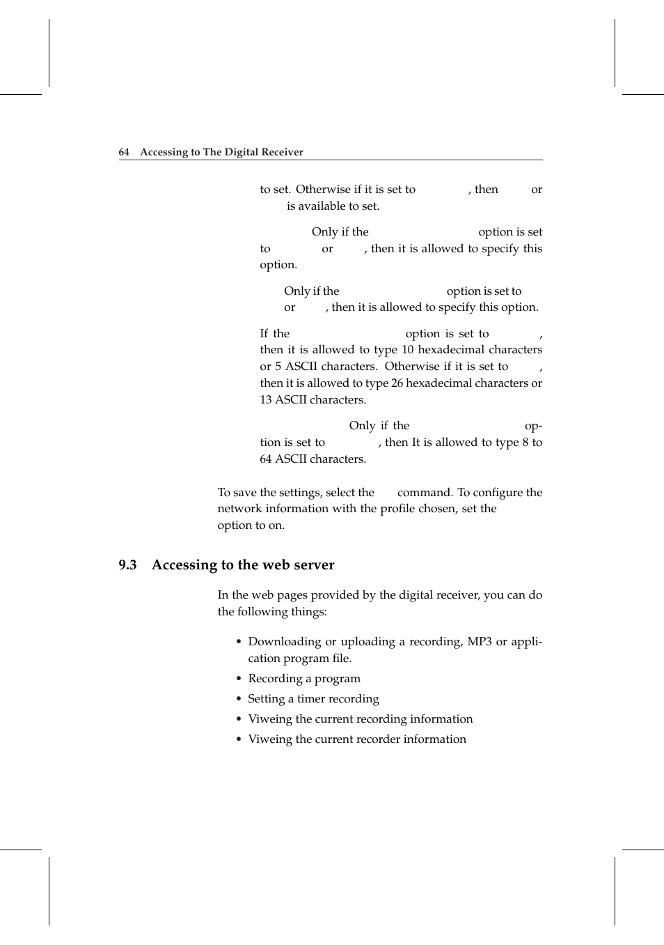 3 accessing to the web server, Accessing to the web server | Topfield DV3 Digital Terrestrial Receiver Personal Video Recorder TF 6000 PVRt User Manual | Page 72 / 88