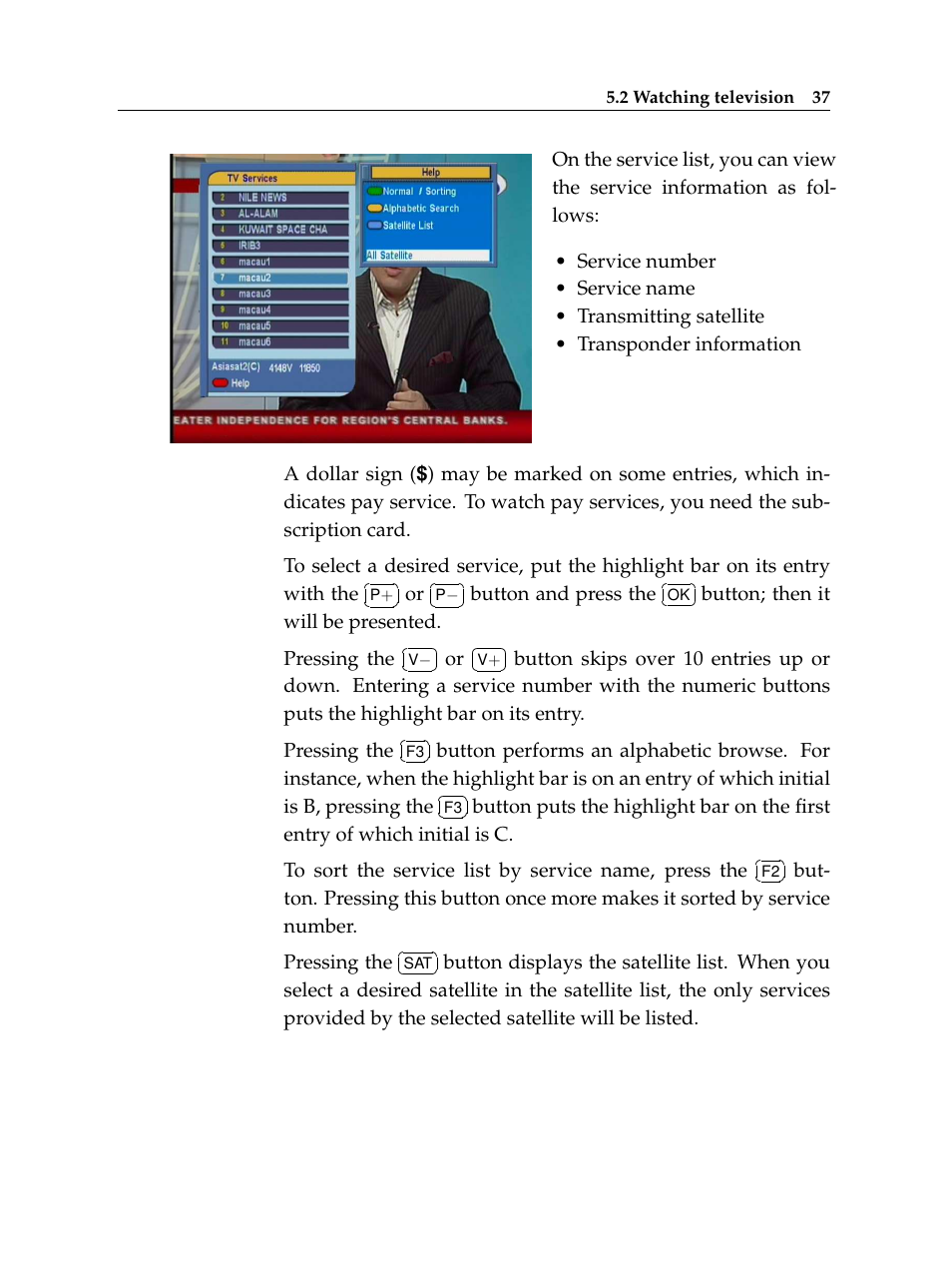 Topfield TF 5100 CI User Manual | Page 43 / 64