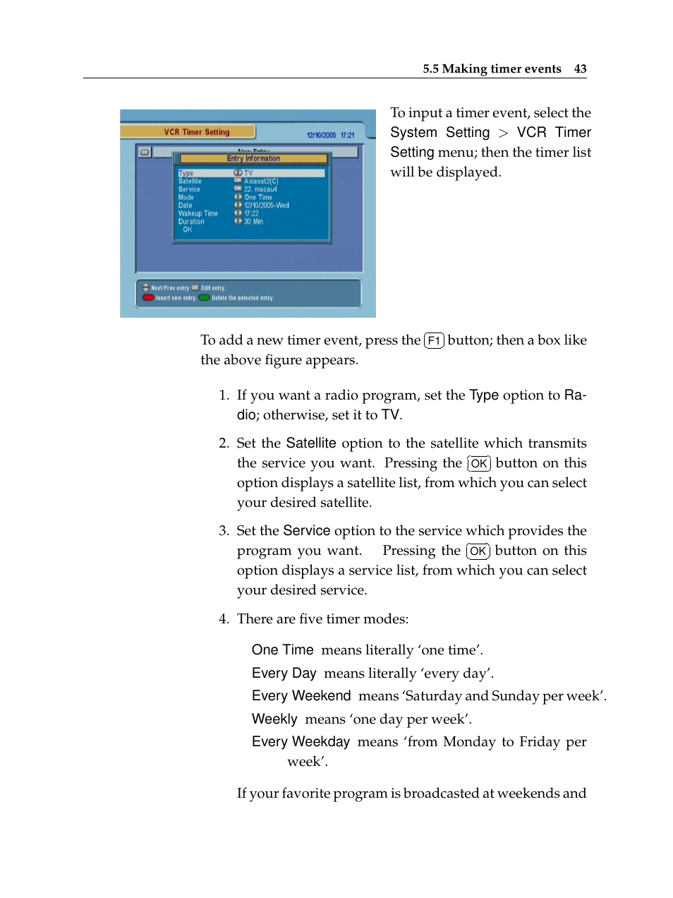 Topfield TF 5100 CI User Manual | Page 49 / 64