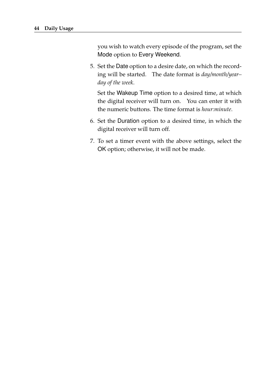 Topfield TF 5100 CI User Manual | Page 50 / 64
